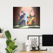 Poster Jazz Duel (Bureau à domicile)