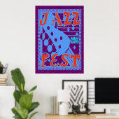 Poster Jazz Fest 2011 Guitare (Bureau à domicile)