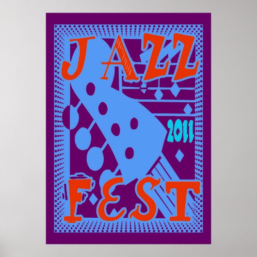 Poster Jazz Fest 2011 Guitare (Devant)