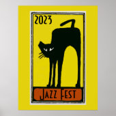 Poster Jazz Fest 2020 Black Cat (Devant)