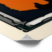 Poster Jazz Fest Ajouter le texte Black Cat (Coin)