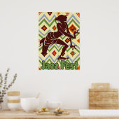 Poster Jazz Fest Danseuse (Cuisine)