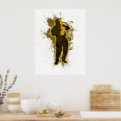 Poster Jazz Man (Cuisine)