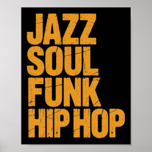 Poster Jazz Soul Funk Hip-hop – Culture Musicale