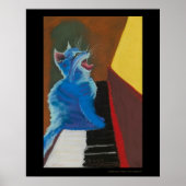 Poster jazzcat (Devant)