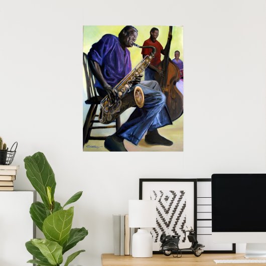 POSTER JAZZMEN (Bureau à domicile)