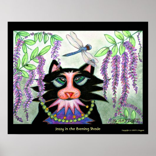Poster Jazzy dans l'ombre du soir (Devant)