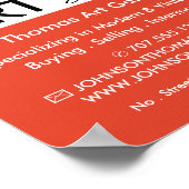 Poster Jazzy Graffiti Art, Revendeur d'art, Galerie Adver (Coin)