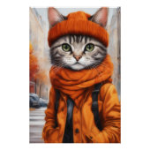 Poster Jazzy Kitty - Vibes d'octobre (Devant)
