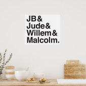 Poster JB Jude Willem Malcolm (Cuisine)