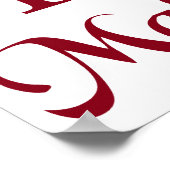 Poster Je Bois Du Vin Malbec (Coin)