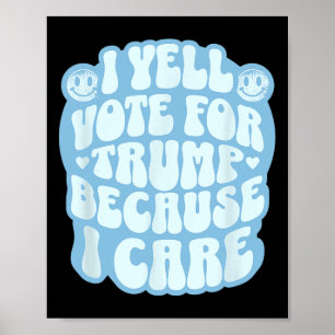 Poster Je choisis le délinquant drôle Trump patriote répu