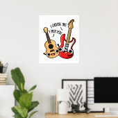 Poster Je Choisis Uke Je Vous Choisis Drôle Guitare Ukule (Bureau à domicile)