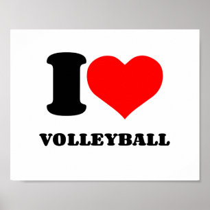 POSTER JE COEUR VOLLEYBALL