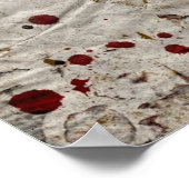 Poster Je Coeur Zombies (Coin)