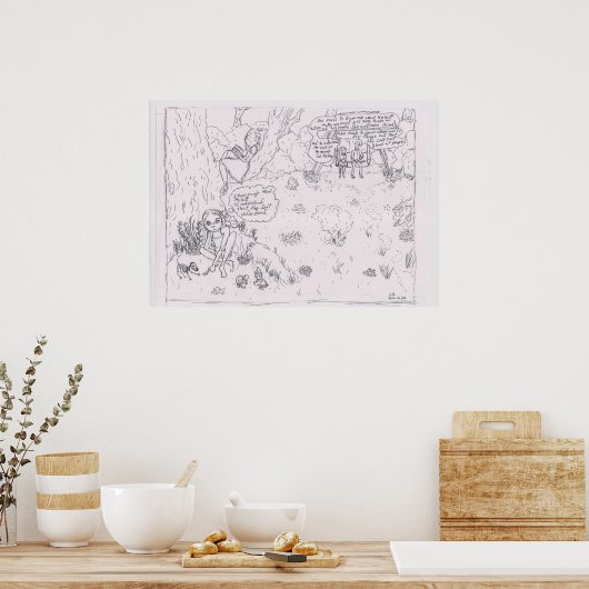 Poster Je comprends, ils ne comprennent pas (Cuisine)