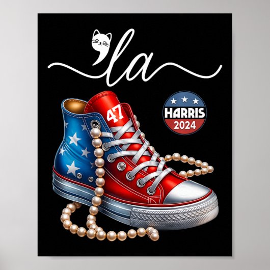 Poster Je comprends l'affectation, virgule, les chaussure (Devant)