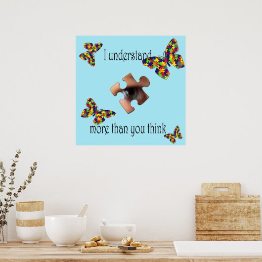 Poster Je comprends l'affiche (Cuisine)