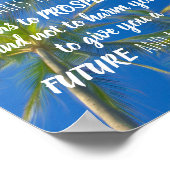 Poster Je Connais Les Plans Palmiers Jeremiah 29:11 (Coin)