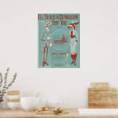 Poster Je construirai un bungalow pour vous (Cuisine)