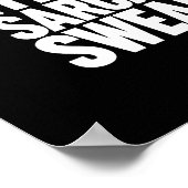 Poster Je Cours Sur Les Rouleaux, Sarcasmes Et Balayage (Coin)