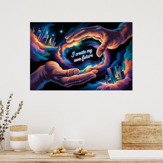 Poster Je crée mon propre avenir (Cuisine)