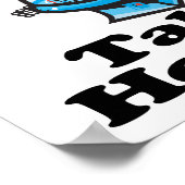 Poster je crois au hockey sur table (Coin)