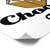 Poster je crois au lait au chocolat (Coin)