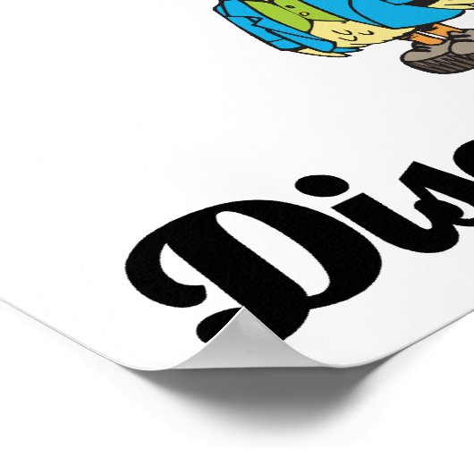 Poster je crois aux canards disco (Coin)