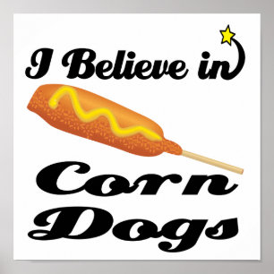 Poster je crois aux chiens de maïs