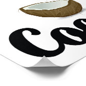 Poster je crois aux noix de coco (Coin)