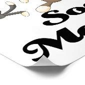 Poster je crois aux singes chaussettes (Coin)