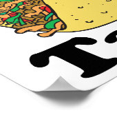 Poster je crois aux tacos (Coin)