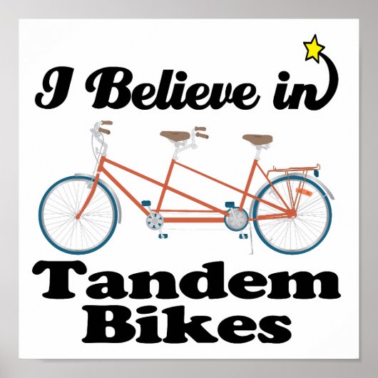 Poster je crois aux tandem (Devant)