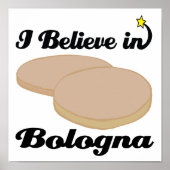 Poster je crois en bologne (Devant)
