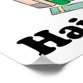 Poster je crois en la teinture capillaire (Coin)