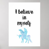 Poster Je crois en moi-même (Devant)