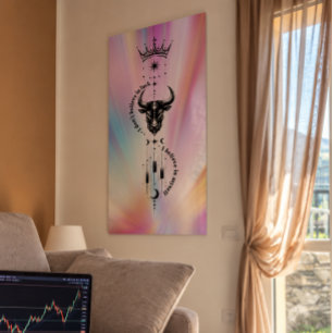 Poster Je crois en moi Symbole de Trader Aura Pastel