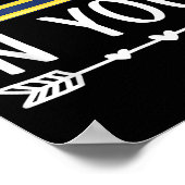 Poster Je Crois En Vous Fier Test Des Enseignants Journée (Coin)