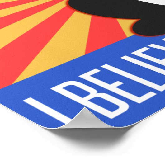 Poster Je crois le chat (Coin)