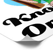 Poster je crois qu'il faut frapper au bois (Coin)