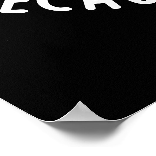 Poster Je Danse Comme Ça Parce Que Je Lactose Vache Dark  (Coin)