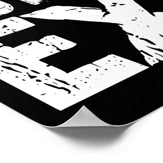 Poster Je dérive l'affiche (Coin)