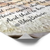 Poster Je descends le trou du lapin (Coin)