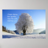 Poster Je Désire La Miséricorde, Pas Le Sacrifice. Matthi (Devant)