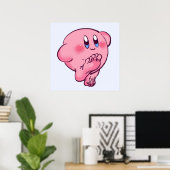 Poster Je dessine ce kirby avec des pieds mème Extrêmemen (Bureau à domicile)