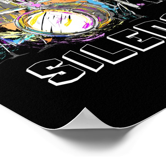 Poster Je détruit le silence (Coin)