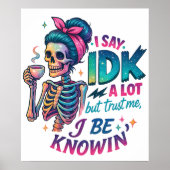 Poster Je Dis À IDK Beaucoup... (Devant)