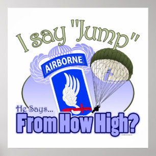 Poster Je dis le saut [173rd aéroporté]