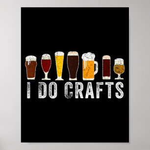 Poster Je fabrique de la bière artisanale à la maison